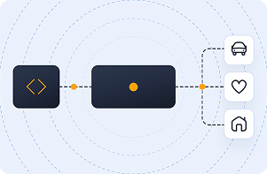 Ilustração: API única para todos os produtos